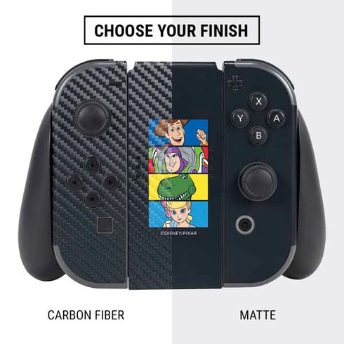 Disney Toy Story Character Grid Nintendo Switch Bundle Skin
